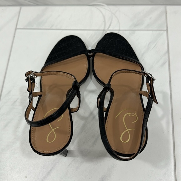 Sam Edelman Black Strappy Heels - Picture 9 of 16